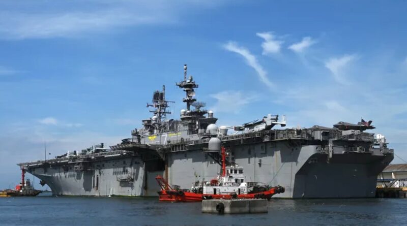 USS Tripoli carrying 2,200 Marines navigates Indian Ocean en route West Asia as conflict escalates