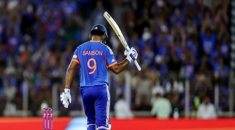 Sanju Samson named ICC Player of the Month following stellar T20 World Cup run