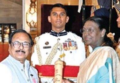 Prez Murmu confers Padma Shri on noted educationist Mahendra Mishra