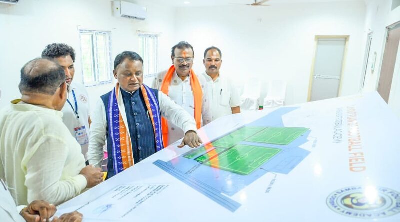 CM Majhi unveils Rs 15 crore plan for Sambalpur Football Academy