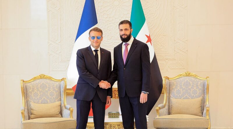 Explosion heard in Damascus during French President Macron’s visit