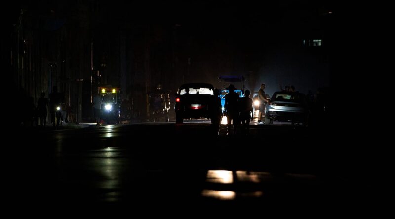 An islandwide blackout strikes Cuba for the second time this week as its grid crumbles