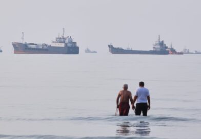 British military reports an attack on a tanker in the Strait of Hormuz close to Oman