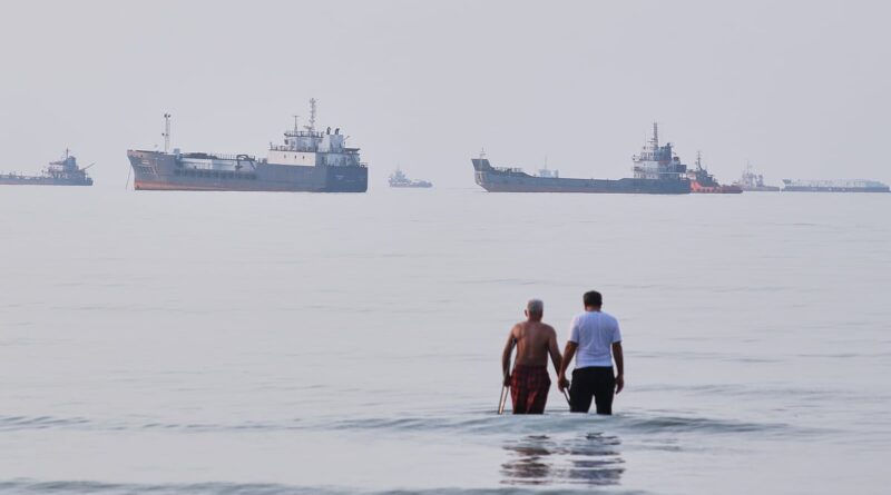 British military reports an attack on a tanker in the Strait of Hormuz close to Oman