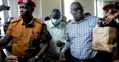 Ugandan opposition leader Besigye is unconscious in hospital after collapsing in court, wife says