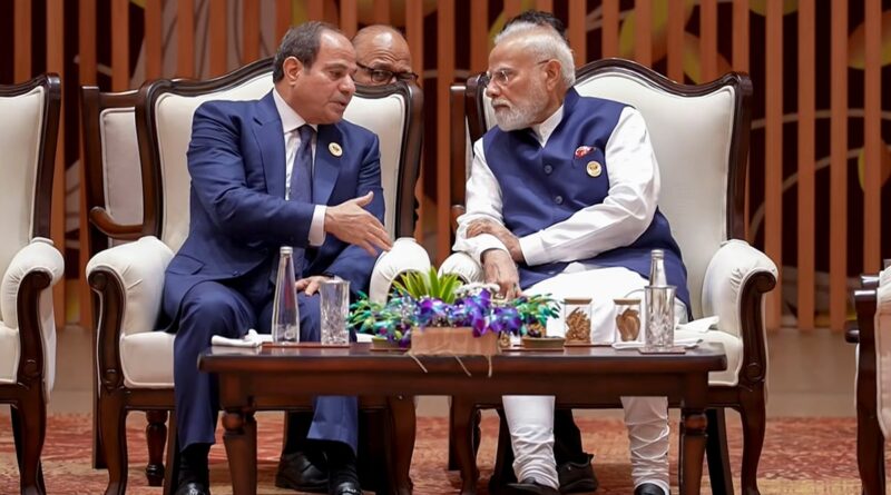 PM Modi, Egypt’s El-Sisi hold bilateral talks on sidelines of BRICS Summit
