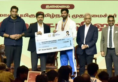 Medal-winning athletes felicitated by CM Vijay; Govt launches “Dream Olympics” scheme