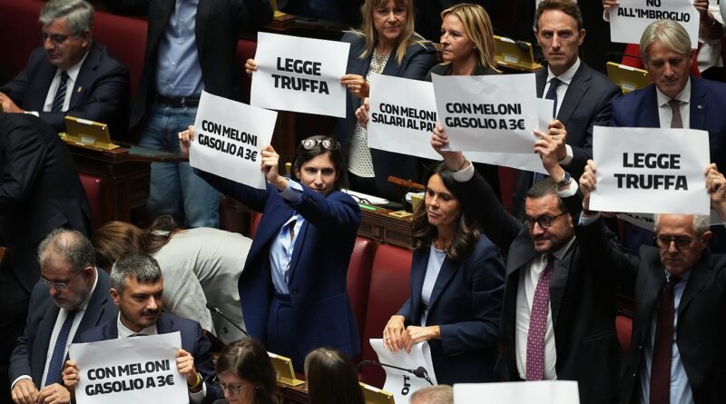 ‘Melonellum’: Italy’s parliament gives final approval to PM Meloni’s electoral reform