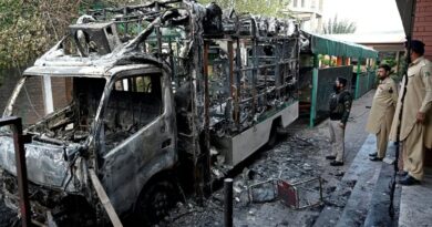 Police crack down on pro-Khan protest in Pakistan’s northwest