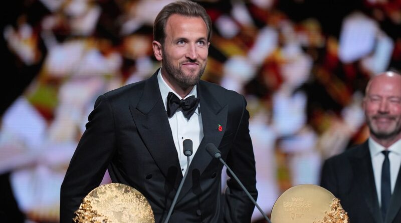 Kane becomes first Englishman in 25 years to win Ballon d’Or and Putellas wins her third